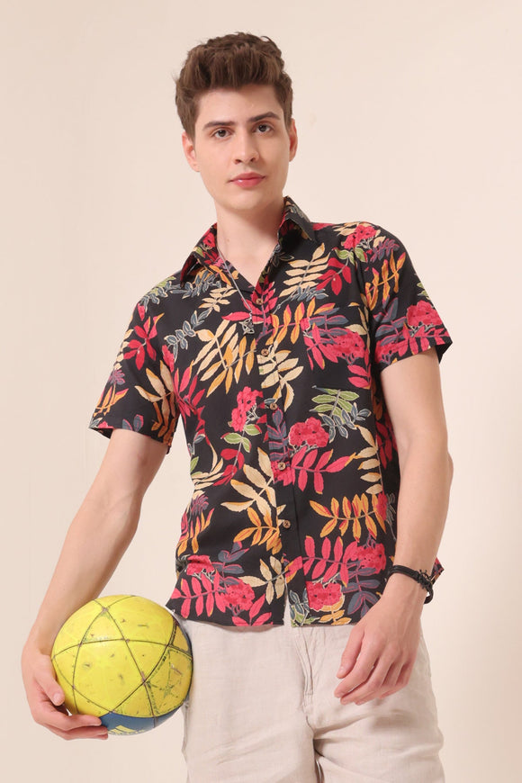 Light Up Your Summer Nights: The Neon Night Printed Shirt